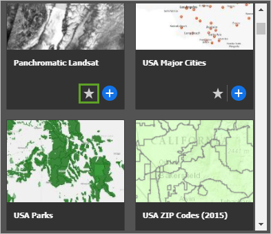 Add to Favorites from a layer Add to Favorites from a layer